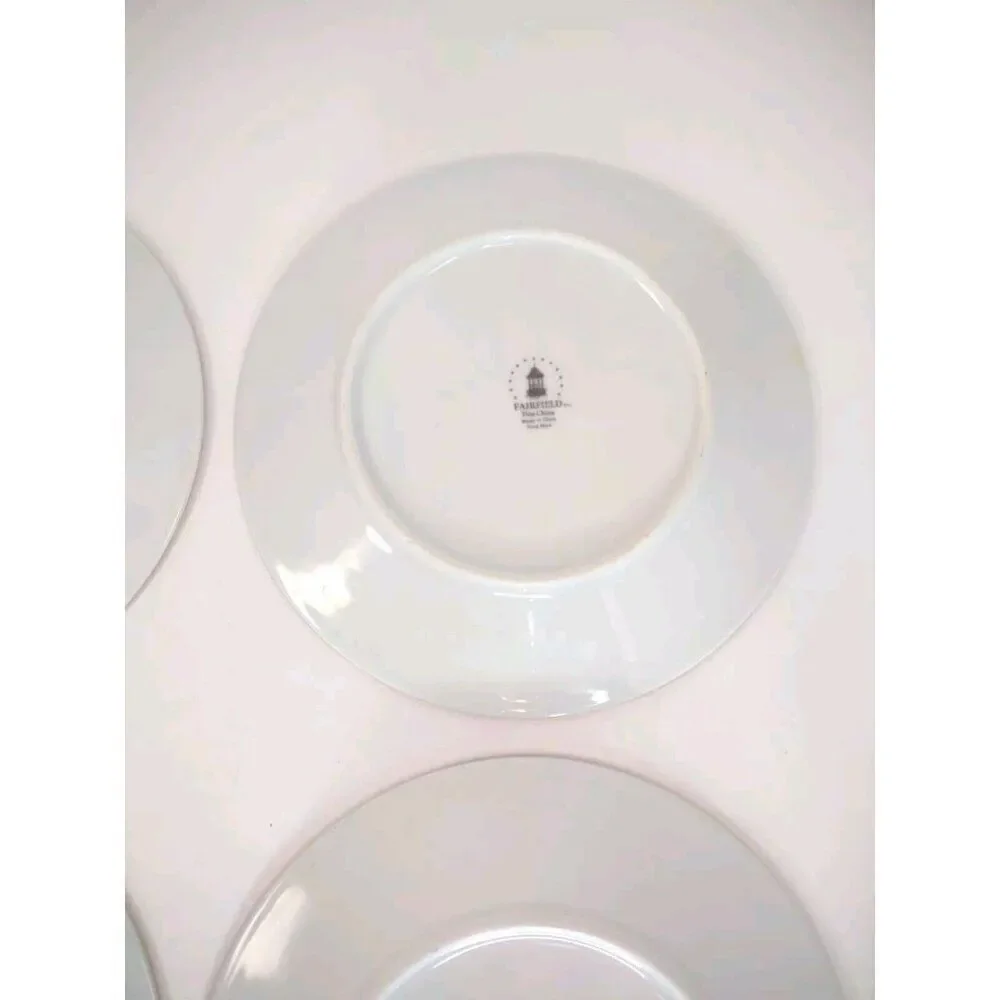 Set of 4 Fairfield Vanessa Fine China 7-3/8